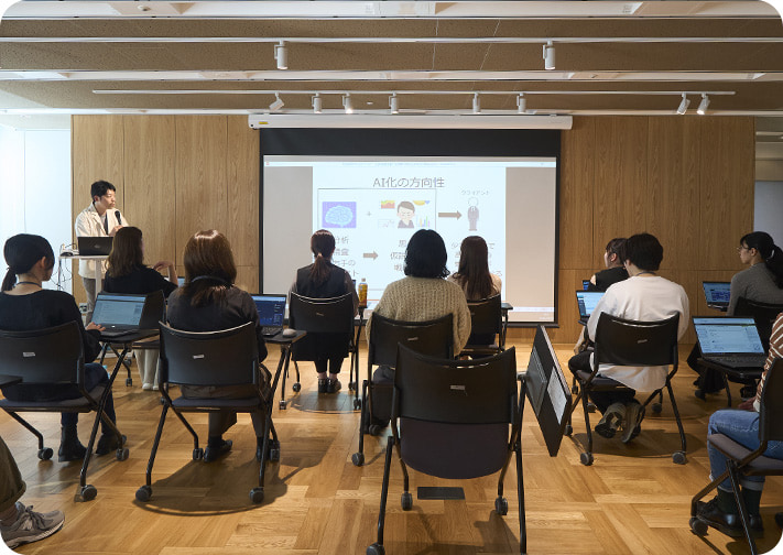 成⻑と働きやすさを重きにおいた環境